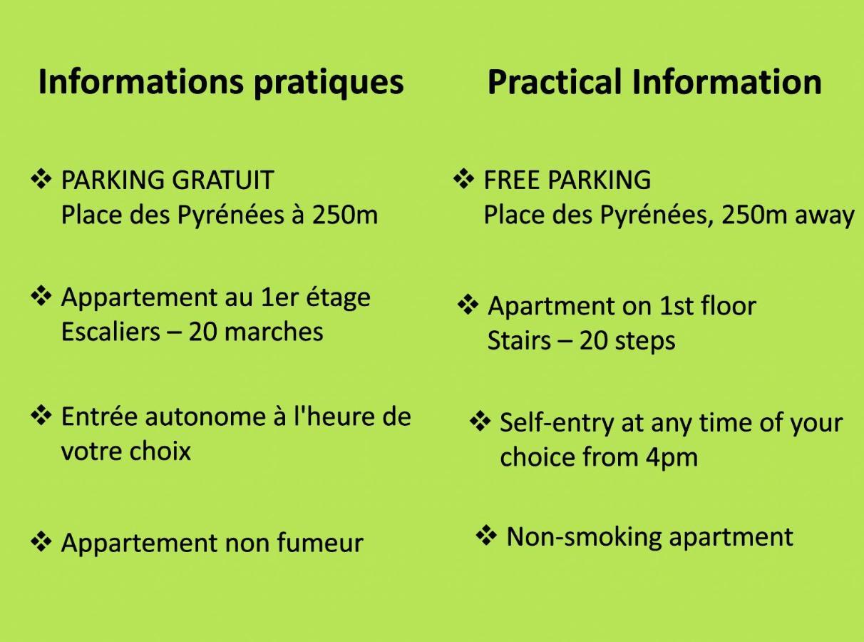 Le Montferrat - 65M2 - 2 Chambres - Rue De La Grotte - Hyper Centre Лурд Екстер'єр фото
